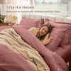100% Organic Cotton Percale Duvet Cover and Sham Set by Bare Home - 3 of 4