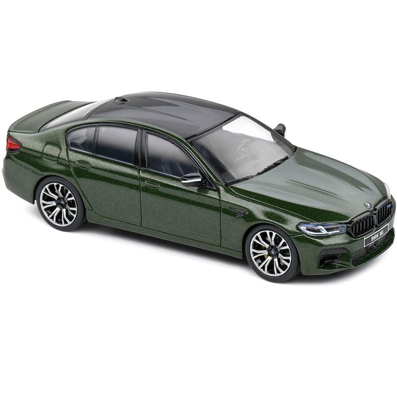 BMW M5 (F90) Competition San Remo Green Metallic with Black Top 1/43 Diecast Model Car by Solido, 4 of 6