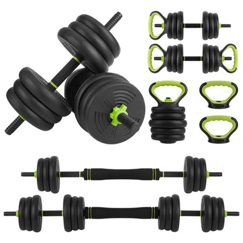 Adjustable Kettlebell Set 4 In 1 Adjustable Dumbbell Set 88lbs Weight Set Used As Kettlebells Barbell Push Up Stand round Target