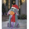 Disney 3.5-FT Tall Eeyore With Santa Hat Holiday Inflatable - 2 of 3