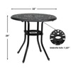 Karl Home Round Aluminum Outdoor Bistro Table - 2 of 4