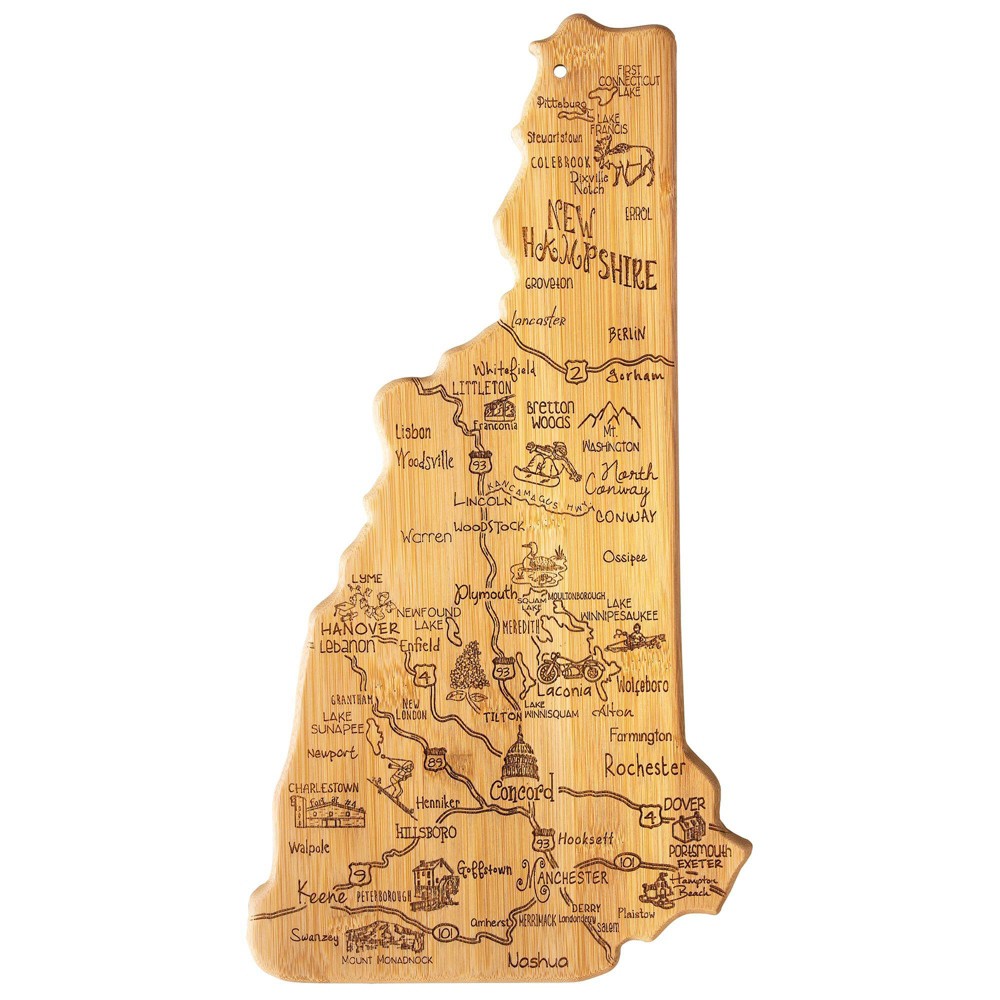 Photos - Chopping Board / Coaster Totally Bamboo Destination New Hampshire Serving and Cutting Board