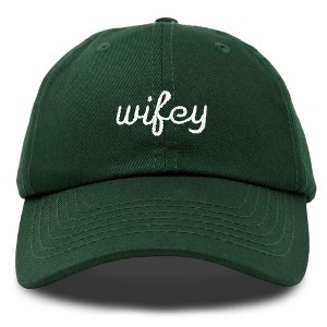 Dalix Wifey Embroidered Cotton Husband Baseball Cap Adjustable Dad Hat Womens - 1 of 4