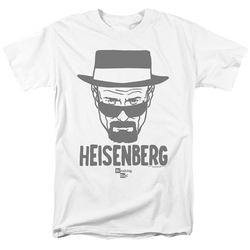 Breaking Bad Heisenberg Drawing Adult T Shirt, White - image 1 of 4