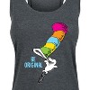 Women's - Dr. Seuss - Cat in the Hat Be Original Graphic Racerback Tank - 2 of 4