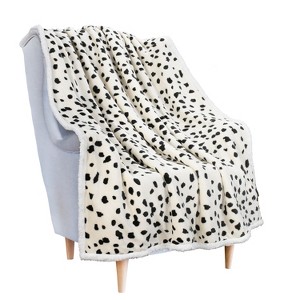 Tirrinia 50" x 60" Fleece Throw Blanket, Soft Comfy Warm Fuzzy TV Blankets, Comfort Caring Gift - 1 of 4