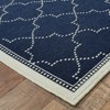 Oriental Weavers Marina 6025P Navy/ Ivory Indoor/Outdoor Area Rug - 2'3" x 7'6" - 2 of 4