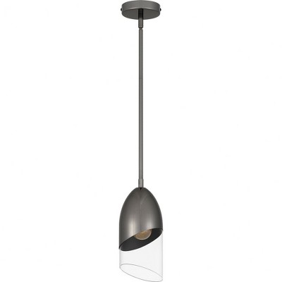Quoizel Lighting Haynes 1 - Light Pendant in  Black Chrome