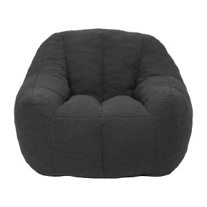 Bean Bag Chair with Filler, with Tufted Soft Stuffed Filling, Fluffy and Lazy Sofa, Comfy Cozy Bean Bag Chairs with Memory Foam for Living Room - 1 of 4