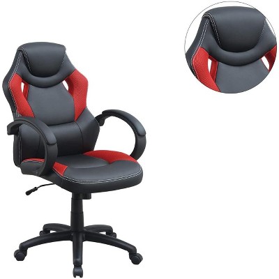 NicBex Adjustable Height Home Office Desk Chairs with Universal Wheels for Gaming Work Study