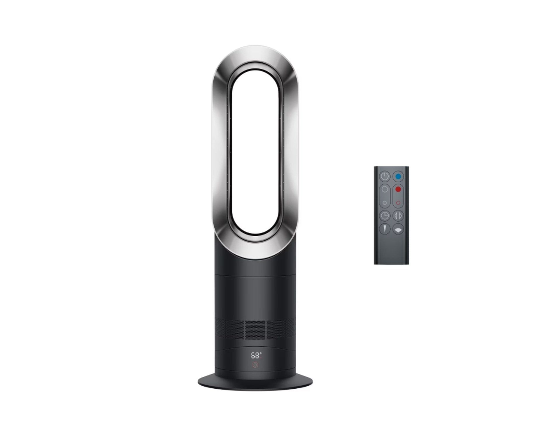 Dyson Hot+Cool AM09 Jet Focus Fan Heater, Satin Black/Nickel (Manufacturer Refurbished)