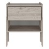 NicBex Nightstand with 1 Drawer,Bedside Table with Solid Wood Frame and Wood Legs,Modern Side Table for Bedroom,Living Room - 2 of 4