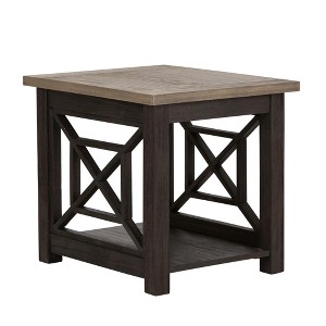 Liberty Furniture,Heatherbrook Heatherbrook end table in Charcoal - 1 of 4
