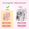 Luupatchy Mini Clear Backpack - Stadium-Approved, 9.9L Capacity for Toddlers/Kids, Festival/Concert, Pink - 2 of 4