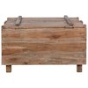 vidaXL Coffee Table 25.6 in.x25.6 in.x15 in. Solid Reclaimed Wood - 4 of 4