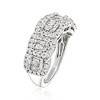 Ross-Simons 1.00 ct. t.w. Round and Baguette Diamond Ring in Sterling Silver - 3 of 4
