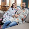 Catalonia Women's Casual Blanket Hoodie Sweatshirt, Cozy Fleece Blanket Pullover Sweater with front Pocket, Clothing Cozy Gift for Wife Woman - 2 of 4