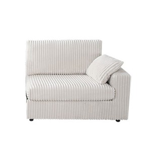 Vipbear Beige Extra Large Modular Sectional Sofa,Comfy Corduroy Modern Oversized 4-Seat Sectional Couch with Deep Seat,Tool-Free Assembly - 1 of 1