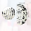 Unique Bargains Women's Half Round Wide Tooth Comb for Curly Thick Wavy Straight Hair 1 Pc - 2 of 4