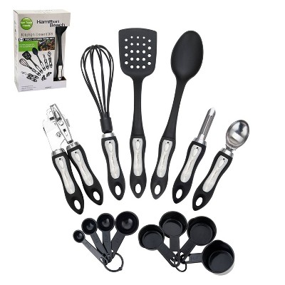 Hamilton Beach 14pc Kitchen Tool and Gadget Set - Black