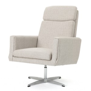 Horatia Modern Swivel Accent Chair Beige - Christopher Knight Home