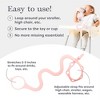 Goji Baby Bottle Bungees - Sippy Cup Holder Strap - Sippy Cup and Toy Safety Tether - For Kids Ages 0-36 Months [Pink 1pk] - image 4 of 4