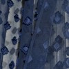 Set of 2 84"x38" Textured Dot Grommet Top Sheer Window Curtain Panels - 4 of 4