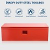GustoWave 30/36/48in W Metal Truck Tool Box, Heavy Duty Truck Bed Toolboxes with Lock & Keys, Tool Chest Storage Organizer - 3 of 4