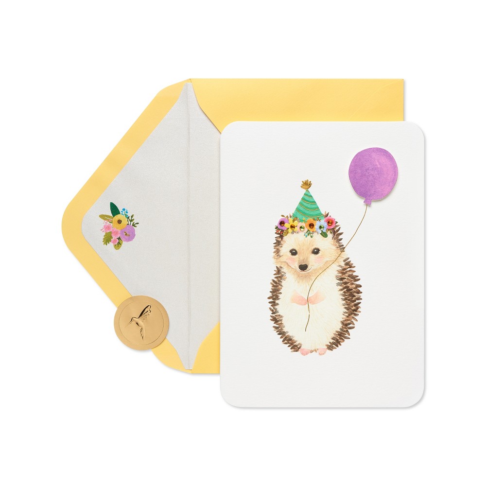 Photos - Other interior and decor Conventional Birthday Cards Birthday Hedgehog - PAPYRUS