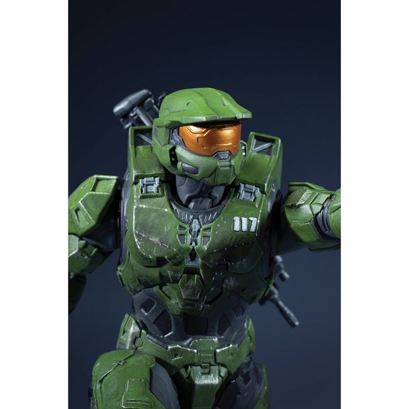 Halo Infinite: Master Chief with Grappleshot 10&#34; PVC Statue, 4 of 13