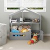 Whizmax 2-Tier Kids Bookshelf - Wooden Toy Storage Organizer with Motion Sensor Light, Book Rack for Bedroom, Classroom & Playroom - 3 of 4