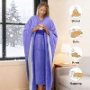 Catalonia Faux Shering Wearable Cape for Adult Women Men,Wrap Blanket Cape with Pocket, Warm, Soft, Cozy, Snuggly, Comfort Gift, No Sleeves - 2 of 4