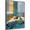 Amanti Art Dogs Life Pillows by Justyna Jaszke Framed Canvas Wall Art - 2 of 4