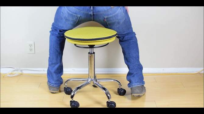 Wobble Stool Air Adjustable Office Chair Black - Uncaged Ergonomics, 2 of 5, play video
