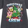 - SpongeBob SquarePants - Christmas Crew Graphic Short Sleeve Fleece Dress - 2 of 4