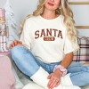 Simply Sage Market Women's Santa Crew Short Sleeve Garment Dyed Tee - image 2 of 4