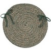 Colonial Mills Softex Check - Myrtle Green Check Chair Pad, Set of 4 - 2 of 2