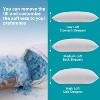 Aghana Digitals Cooling Bed Pillows Set of 2, Queen Size, Washable Cover - 2 of 4