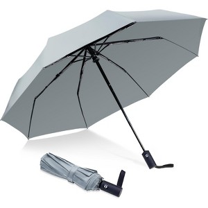 Clotth Travel Essentials Umbrella Windproof, Compact, Lightweight, Automatic Open/Close, Strong And Portable Folding Small Umbrella For Rain - 1 of 4