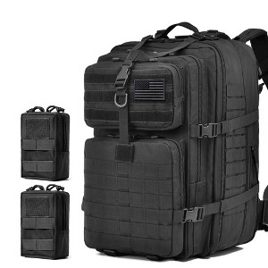 Generic 64L Large Tactical Backpack, Military Molle Bag for Hiking - 1 of 4