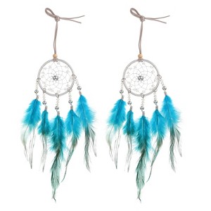 Unique Bargains Small Handmade Macrame Dream Catchers for Home Decoration 2 Pcs - 1 of 4