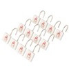 The Lakeside Collection Christmas Canine Bath Collection - Set of 12 Shower Curtain Hooks - 4 of 4