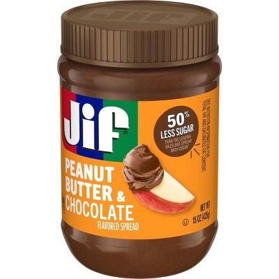 Jif Peanut Butter & Chocolate Flavored Spread - 15oz