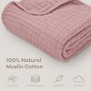 Baby Muslin Blanket, Large 40" X 40" By Comfy Cubs - 3 of 4