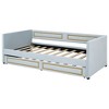 Whisen Blue Upholstery Daybed - 4 of 4
