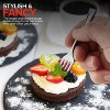 Stock Your Home Silver 4-Inch Plastic Mini Disposable Appetizer Fork (80-Count) - 2 of 4
