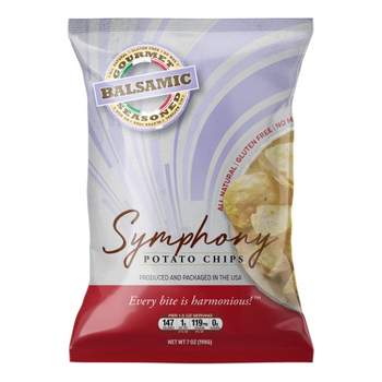 Symphony Balsamic Gourmet seasoned All-Natural Potato Chips - 7oz