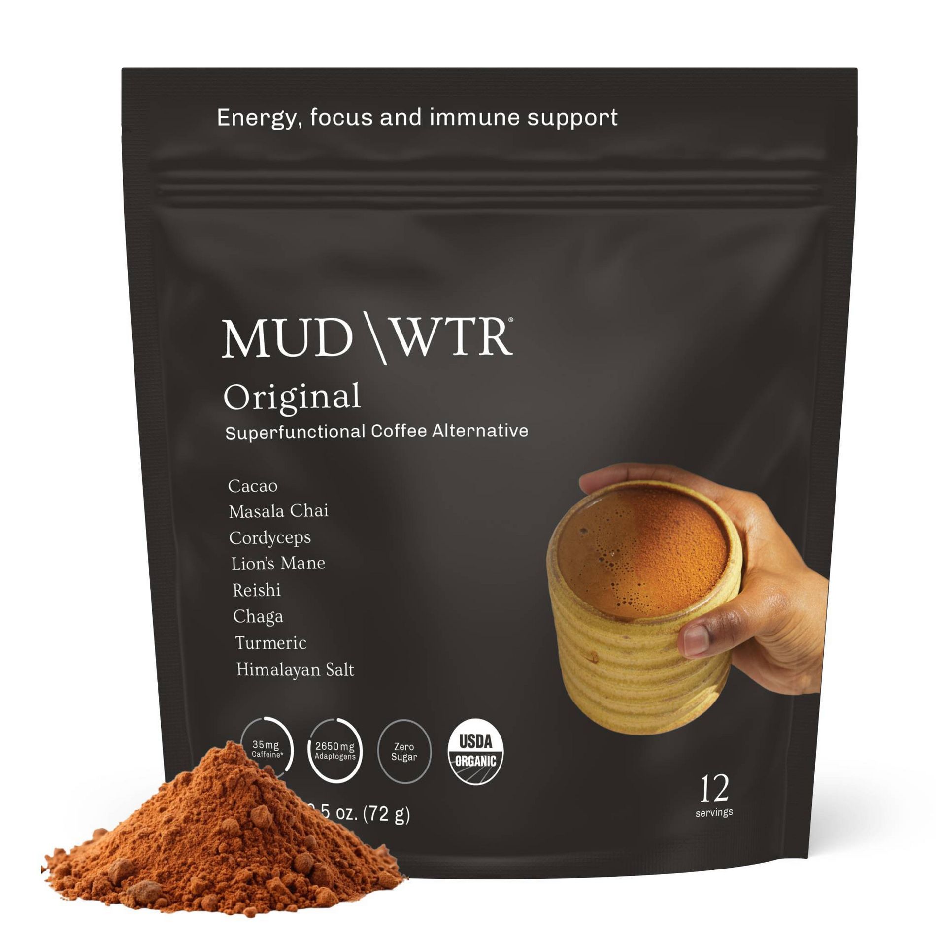 MUD WTR Organic Mushroom Coffee Alternative - 2.5oz