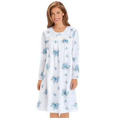 Collections Etc Ribbon & Lace Trim Floral Gown