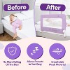 ComfyBumpy Bed Rail for Toddlers, Toddler Bed Rails for Twin, Full & Toddler Bed Size,  Baby Bed Side Rail for Kids - 4 of 4